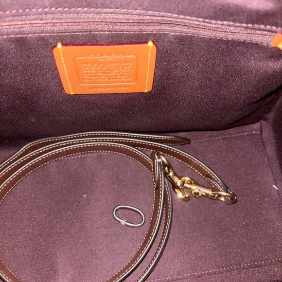 Rowan Large Satchel Bag In Signature Canvas With Fringe - Picture 3 of 10